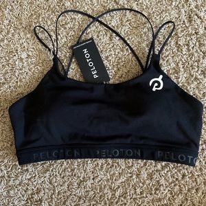 Black Peloton sports bra sz. M